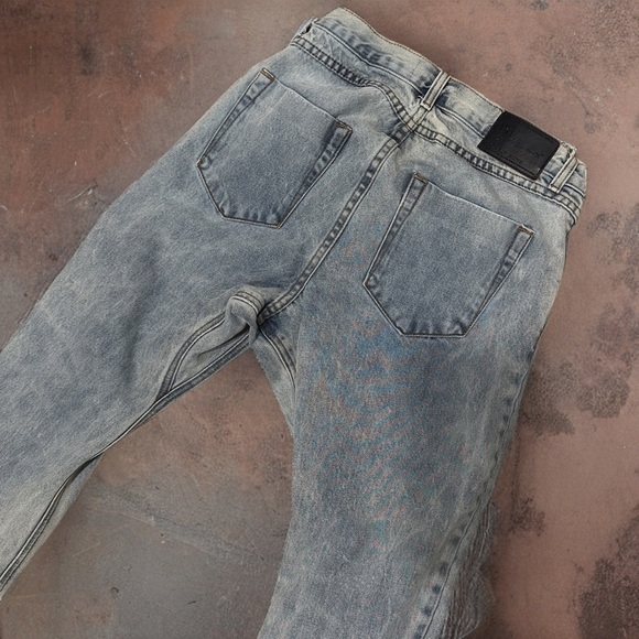 One Teaspoon Lonely Boys Low Waist Drop Crotch and Relaxed Jeans Size 26 - Picture 4 of 9